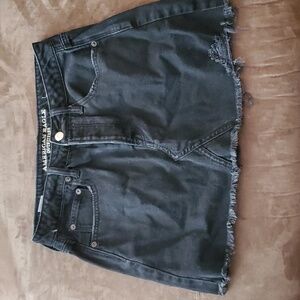 American eagle black Jean skirt size 4